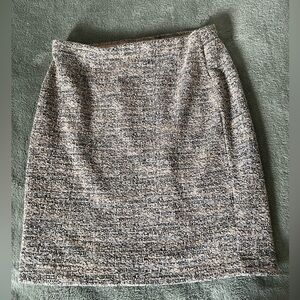 Express High Rise Tweed Skirt